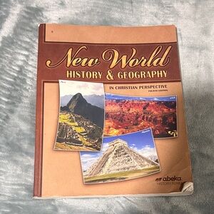 Abeka New World History & Geography Book - Brown